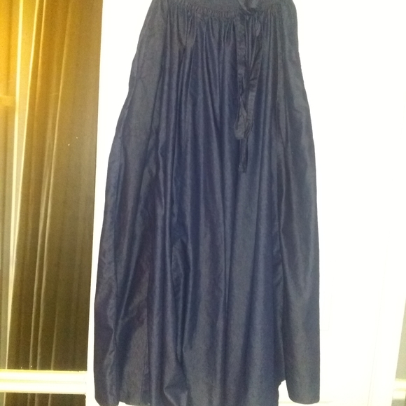 Marine Imports, Inc. Maxi skirt for TALL 2x. Denim 100% cotton w/ belt. - Picture 8 of 8